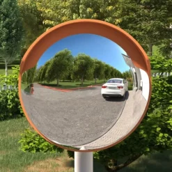 Sale Udendørs konveks trafikspejl Ø30 cm polycarbonat sort - Trafikspejl - Trafikspejle - Home & Living Sikkerhedsspejle