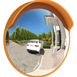 Sale Udendørs konveks trafikspejl Ø30 cm polycarbonat sort - Trafikspejl - Trafikspejle - Home & Living Sikkerhedsspejle