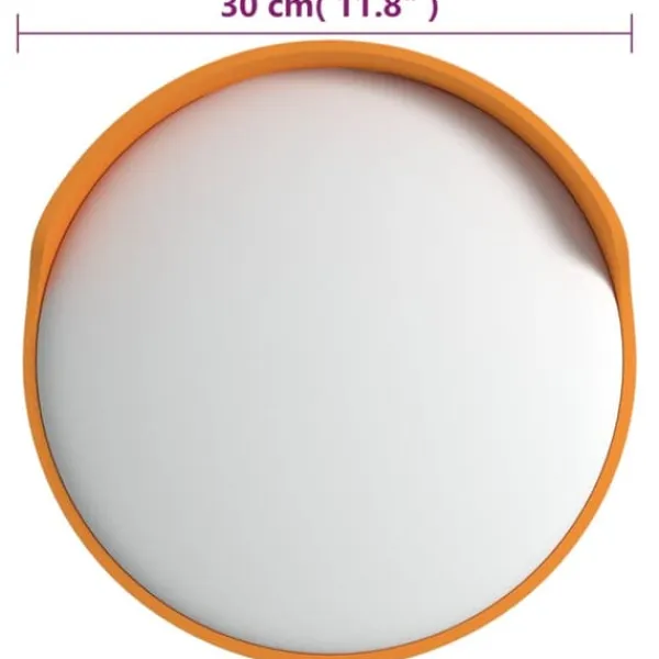 Sale Udendørs konveks trafikspejl Ø30 cm polycarbonat sort - Trafikspejl - Trafikspejle - Home & Living Sikkerhedsspejle