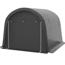 Discount Udendørs opbevaringsskur, 300x300x235 cm, grå Skure, Garager & Carports