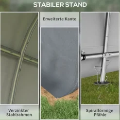 Discount Udendørs opbevaringsskur, 300x300x235 cm, grå Skure, Garager & Carports