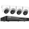 New Udendørs Overvågningskamera System, 8MP Opløsning, 4 Kanal Video Indgang,4CH 4Stk Kamera, Ingen Sikkerhedsmonitorer & Videokameraer