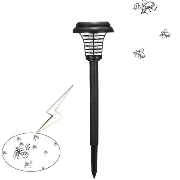 Insektmiddel & Dyreafvisende Middel^Udendørs Solar Mosquito Killer Lampe Elektrisk Bug Zapper Vandtæt Insektfælde Anti Myg Lys Haveplæne Myggefælde