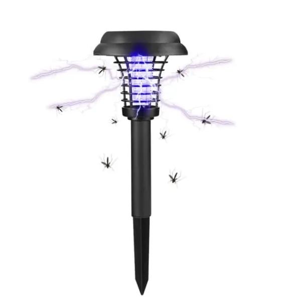 Insektmiddel & Dyreafvisende Middel^Udendørs Solar Mosquito Killer Lampe Elektrisk Bug Zapper Vandtæt Insektfælde Anti Myg Lys Haveplæne Myggefælde