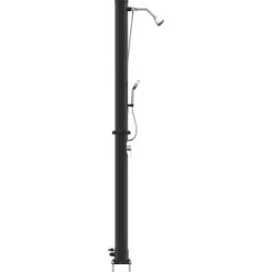 Discount Udendørs solbruser i sort - Stilfuld og funktionel | Materiale: PVC og aluminium | Højde: 217 cm Spa & Udendørsbad