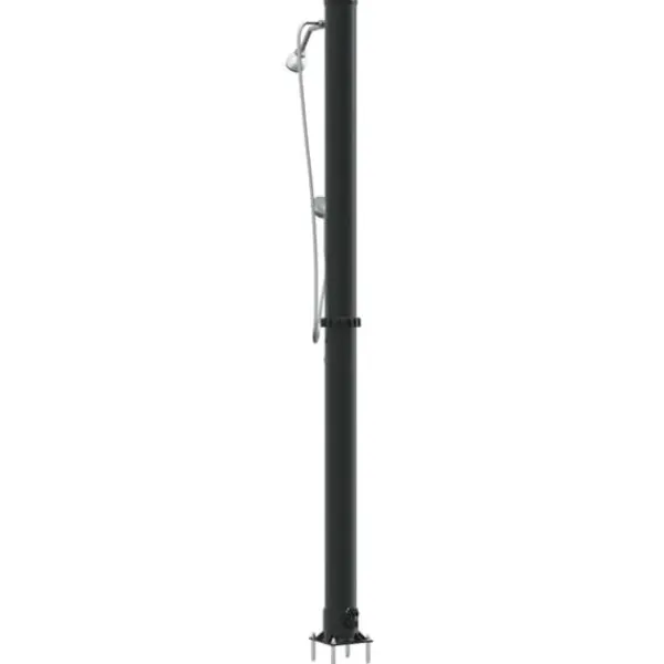 Discount Udendørs solbruser i sort - Stilfuld og funktionel | Materiale: PVC og aluminium | Højde: 217 cm Spa & Udendørsbad