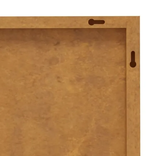 Clearance Udendørs vægdekoration 105x55 cm bambusdesign cortenstål - Havedekoration - Havedekorationer - Home & Living Havedekorationer