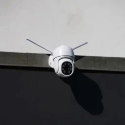 Best Udendørskameraer - DIO CONNECTED HOME - Sæt med 2 - Roterende kablet dobbeltbånd - 4MP Sikkerhedsmonitorer & Videokameraer
