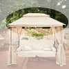 Telte & Lysthuse^Udskiftningstak Garden Swing - Reserve Tag - Vejr - Resistent, Vand -Repellent Polyester Farve: Fløde
