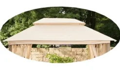 Telte & Lysthuse^Udskiftningstak Garden Swing - Reserve Tag - Vejr - Resistent, Vand -Repellent Polyester Farve: Fløde