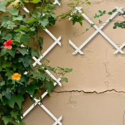 Buer, Spalier, Lysthuse Uden Tag^Udtrækkeligt espalier sæt, 180x30x1 cm, naturlig brun