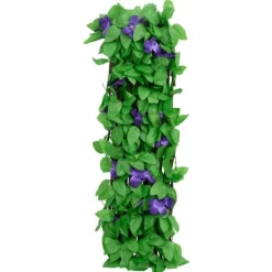 Buer, Spalier, Lysthuse Uden Tag^Udvideligt espalier med kunstig vedbend - Hegn til privatliv | Farve: Grøn | Størrelse: 180x70 cm