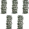 Buer, Spalier, Lysthuse Uden Tag^Udvideligt pilehegn med espalier - 5 stk. | Mål: 180x60 cm | Kunstige blade
