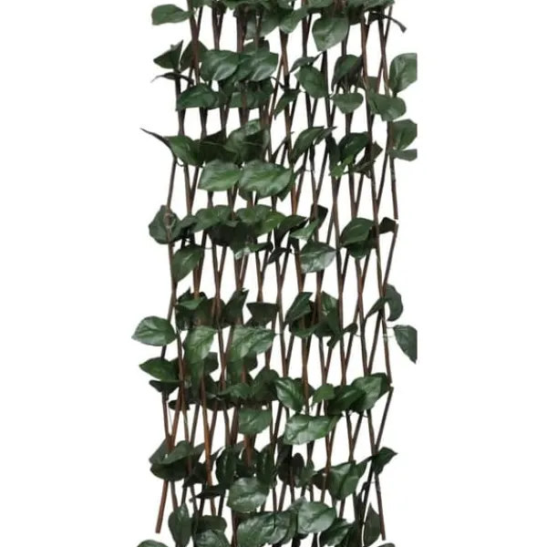 Buer, Spalier, Lysthuse Uden Tag^Udvideligt pilehegn med espalier - 5 stk. | Mål: 180x60 cm | Kunstige blade