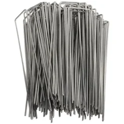 Haveduge^U-formede havepæle i galvaniseret stål - 100 stk. - 3 mm tykkelse