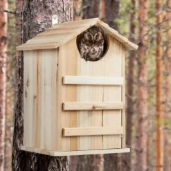 Til Fugle & Småvildt^Uglerede Byggesæt, 38,5x25x28 cm, Natur