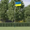 Outlet Ukraine-flag med messingøjer - Slidstærkt polyester | Størrelse: 90x150 cm Flag & Vindposer