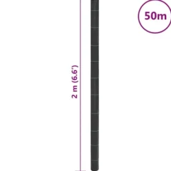 Haveduge^Ukrudtsdug 2x50 m - Effektiv ukrudtskontrol | Farve: Sort
