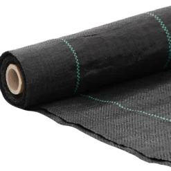 New Ukrudtsdug 2x200 m - Slidstærk PP | Farve: Sort | Størrelse: 200 m x 2 m Haveduge