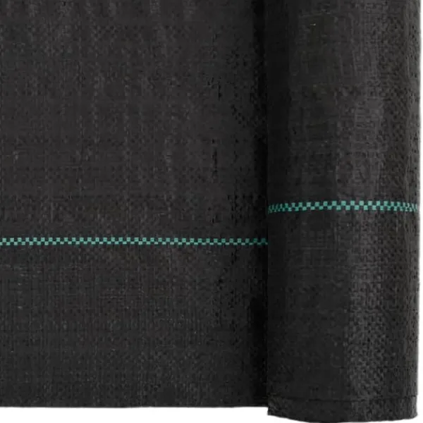 New Ukrudtsdug 2x200 m - Slidstærk PP | Farve: Sort | Størrelse: 200 m x 2 m Haveduge