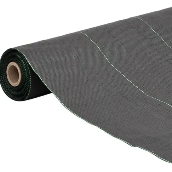 Haveduge^Ukrudtsdug 1x10 m - Slidstærk PP, UV-stabiliseret | Farve: Sort