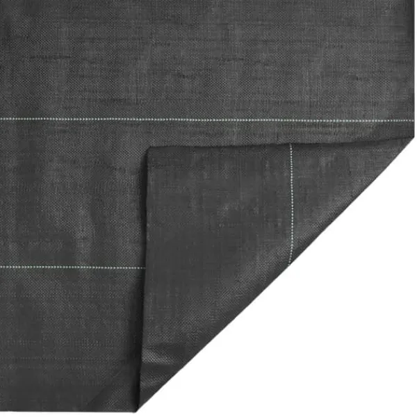 Haveduge^Ukrudtsdug 1x10 m - Slidstærk PP, UV-stabiliseret | Farve: Sort