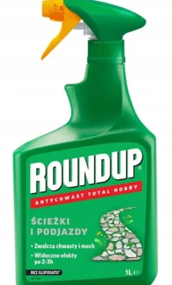Ukrudtsmiddel^Ukrudtsmiddel til fortove og indkørsler 1L spray Roundup
