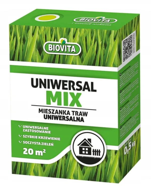 Frø^Universal Græsfrø Universalmix 0,5 kg 20 m² Biovita