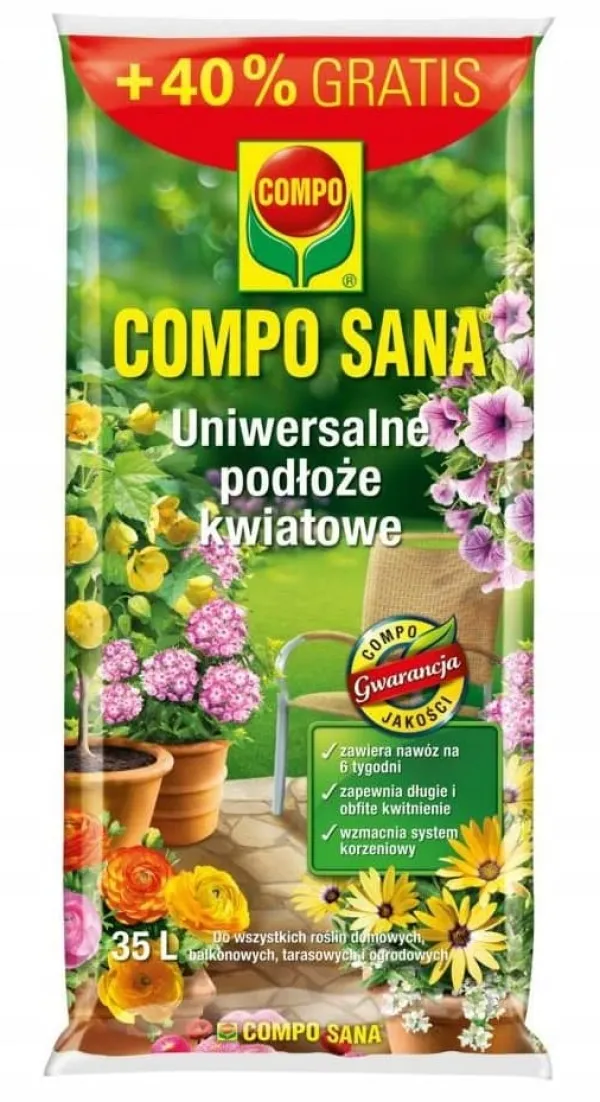 Clearance Universal havejord til blomster 35 l Jord & Sand