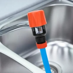 Vanding^Universal Haveslangetilslutning Køkkenhane Adapter Vanding Vandingsværktøj Orange