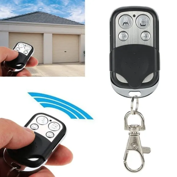 Skure, Garager & Carports^Universal kodekloner/fjernbetjening til garageport 433 MHz
