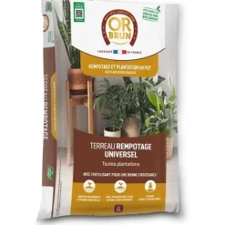 Outlet Universal krukjord - BRUNT GULD - OBRTREM6U - 6L - Förbättrar tillväxten Jord & Sand