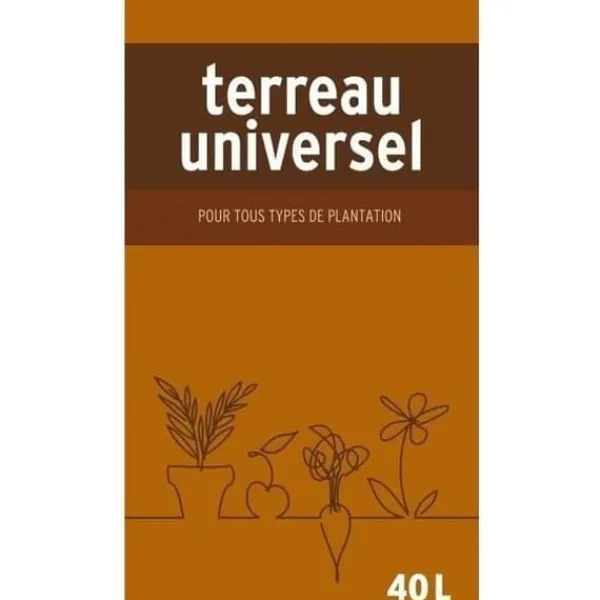 Online Universal planteringsjord 40 l Jord & Sand