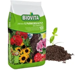 Clearance Universaljord 5,5-6,5 pH til haveblomster 10 l Jord & Sand