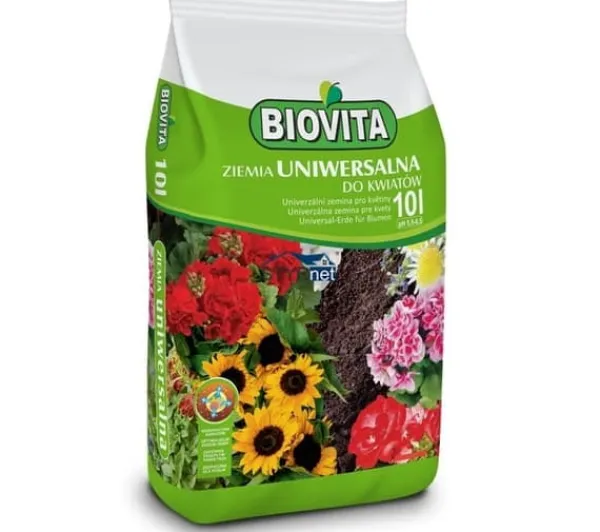 Clearance Universaljord 5,5-6,5 pH til haveblomster 10 l Jord & Sand