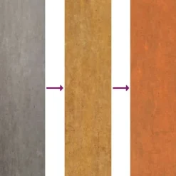 Krukker & Plantebeholdere^Upphöjd odlingslåda i rosttrögt stål - Hållbar trädgårdslösning | Storlek: 100x100x45 cm | Färg: Brunt