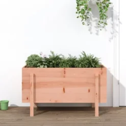 Online Upphöjd odlingslåda på ben - Massivt douglasträ | Storlek: 101x50x57 cm Plantningsbænke
