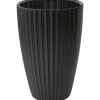 Krukker & Plantebeholdere^Urtepotte - Garden ID - Fancy - 40 x 58 cm - Til haver, altaner eller indendørs - Sort