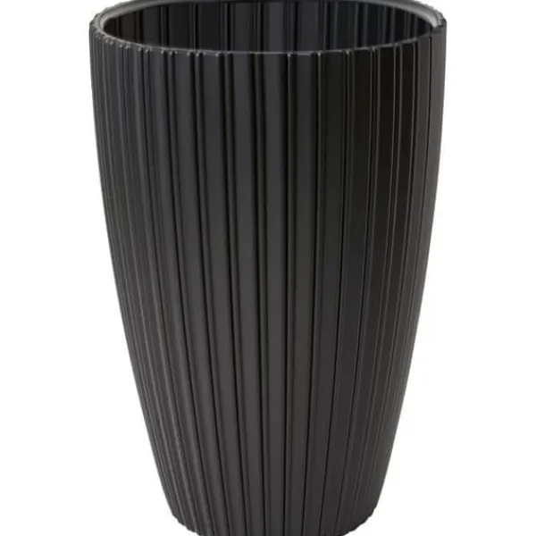 Krukker & Plantebeholdere^Urtepotte - Garden ID - Fancy - 40 x 58 cm - Til haver, altaner eller indendørs - Sort