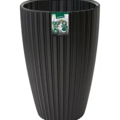 Krukker & Plantebeholdere^Urtepotte - Garden ID - Fancy - 40 x 58 cm - Til haver, altaner eller indendørs - Sort