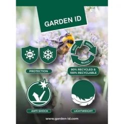 Krukker & Plantebeholdere^Urtepotte - Garden ID - Fancy - 40 x 58 cm - Til haver, altaner eller indendørs - Sort