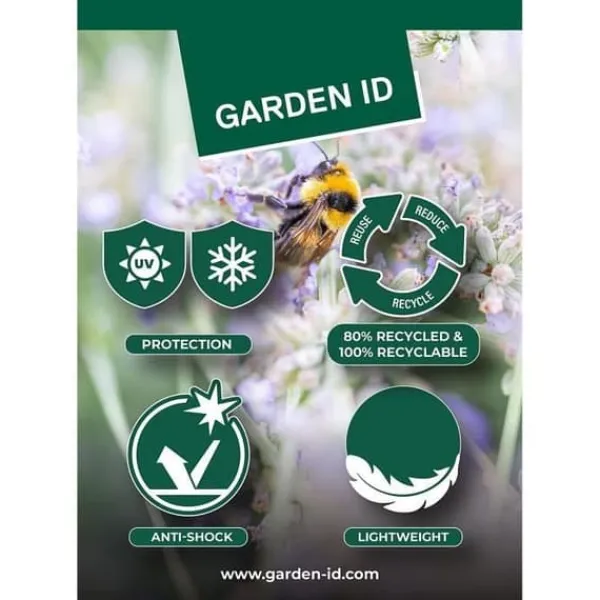 Krukker & Plantebeholdere^Urtepotte - Garden ID - Fancy - 40 x 58 cm - Til haver, altaner eller indendørs - Sort
