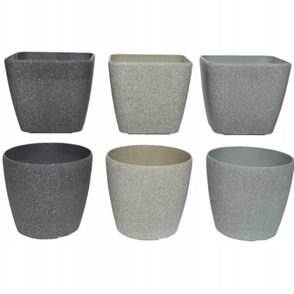 Discount Urtepotte plastiklåg mix 22 cm Krukker & Plantebeholdere