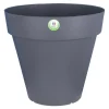 Krukker & Plantebeholdere^Urtepotte Riviera 414076 Cirkulær Grå Plastik