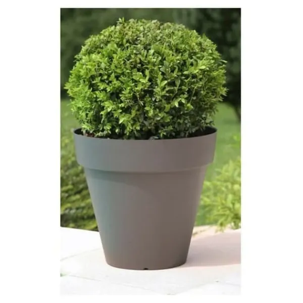 Krukker & Plantebeholdere^Urtepotte Riviera 414076 Cirkulær Grå Plastik
