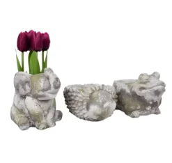 Krukker & Plantebeholdere^Urtepotte STEN 20x15xH11cm, pindsvin