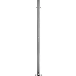 Discount Utedusch med huvuddusch och fotkran - Rostfritt stål | Höjd: 215 cm Spa & Udendørsbad