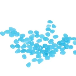 Best Utomhus självlysande stenar Färgglada fluorescerande självlysande småsten för mörk trädgård Gårdväg Trädgårdsleder 200 / Väska Mörkblå Havesten & Trædesten