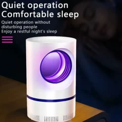 Online UV Attraktion Light Mosquito Killer USB Elektrisk Bug Zapper Skadedyrsfælder