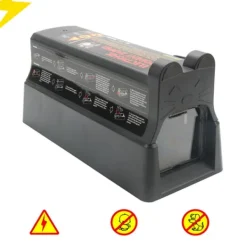Discount 220V Elektrisk Musefælde, Høj Spænding 7000V, Alsidige Strømmuligheder, Nem Rengøringsdesign Skadedyrsfælder